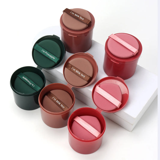 Karsyngirl 7-Piece Strawberry Cosmetic Puff Set