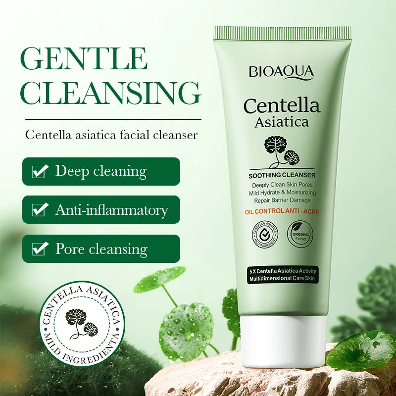 BIOAOUA Centella Asiatica Facial Cleanser 100g